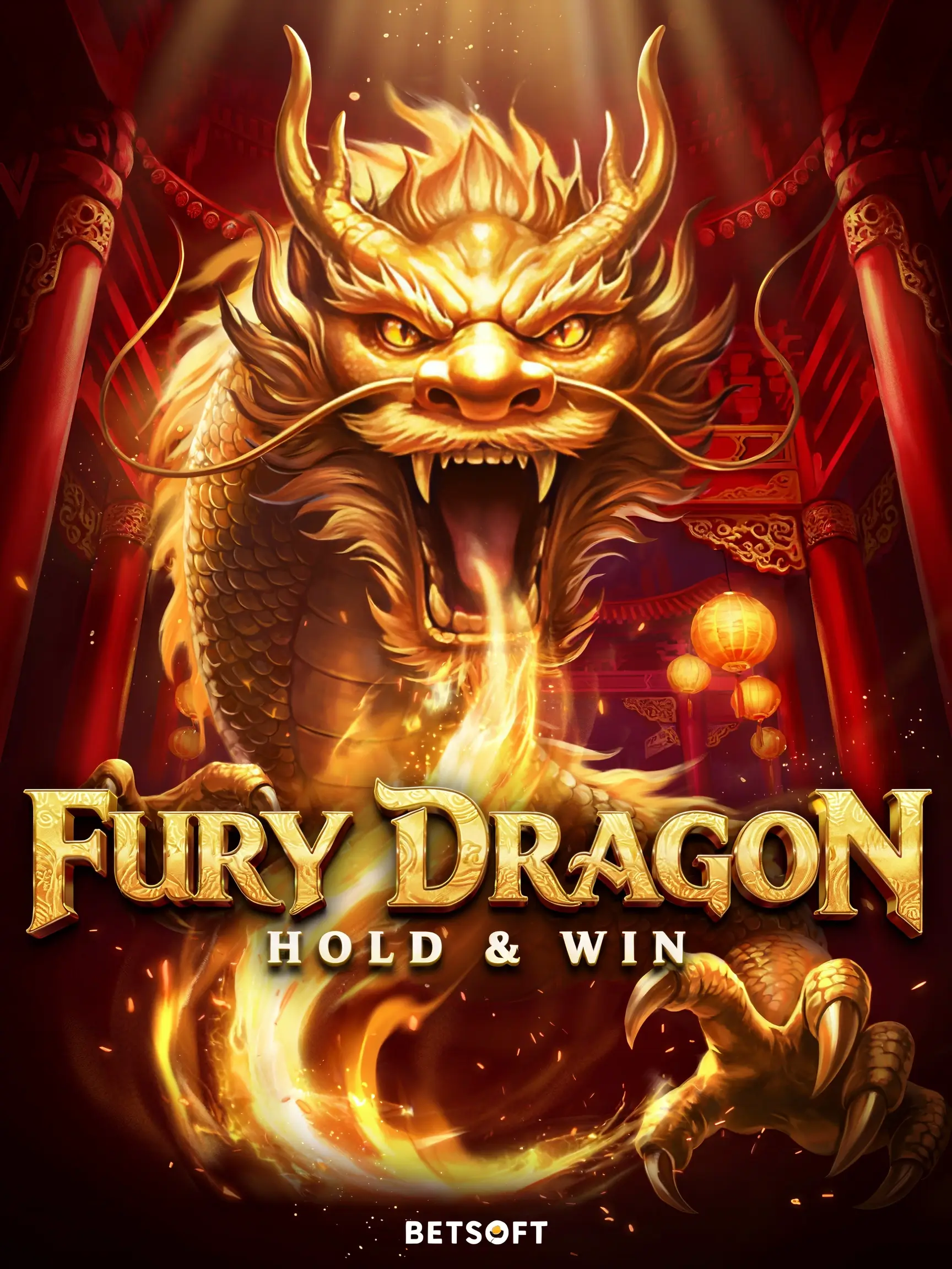 Fury Dragon Hold and Win slot game tile