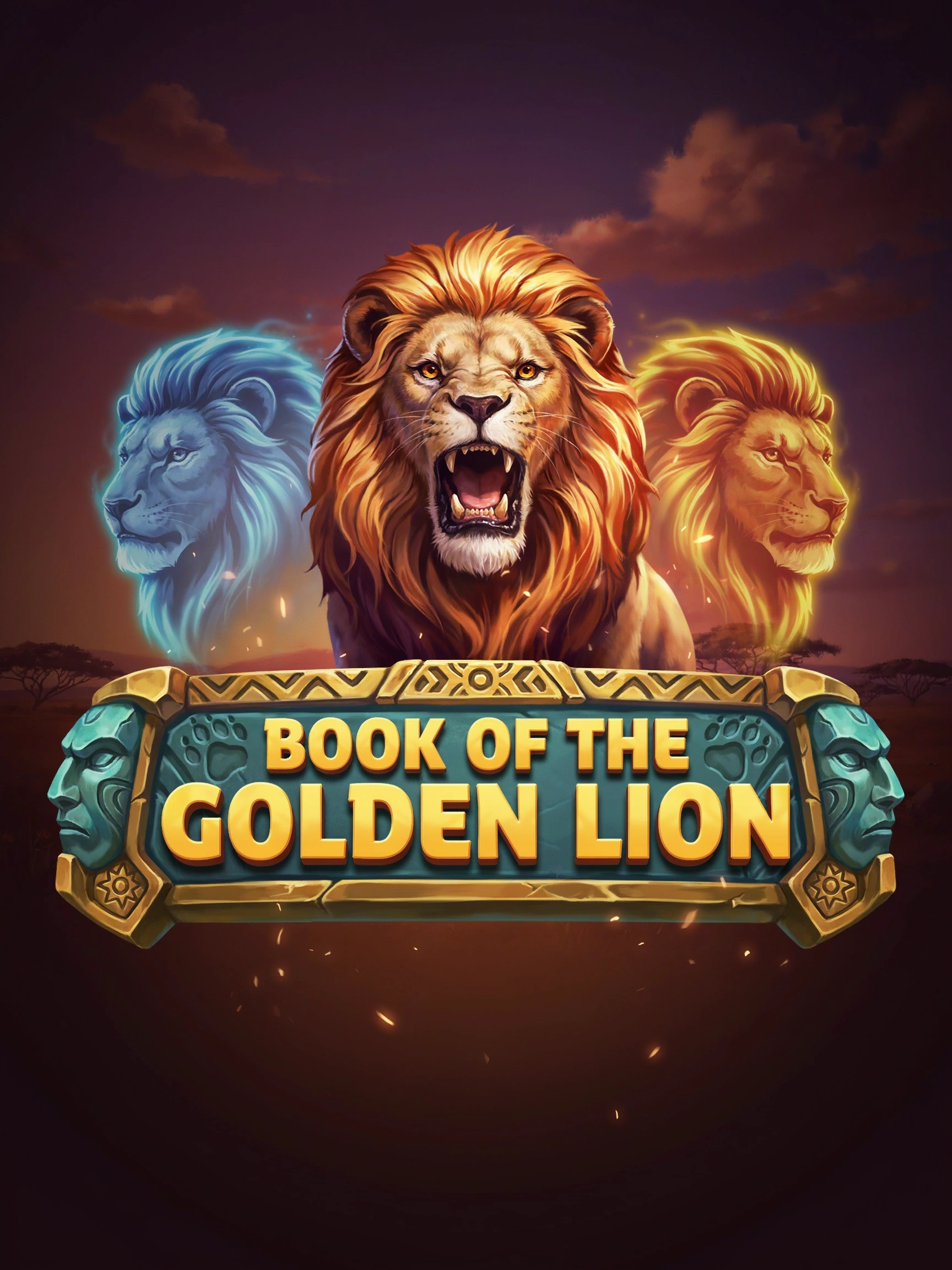 Book of the Golden Lion pokie game cover