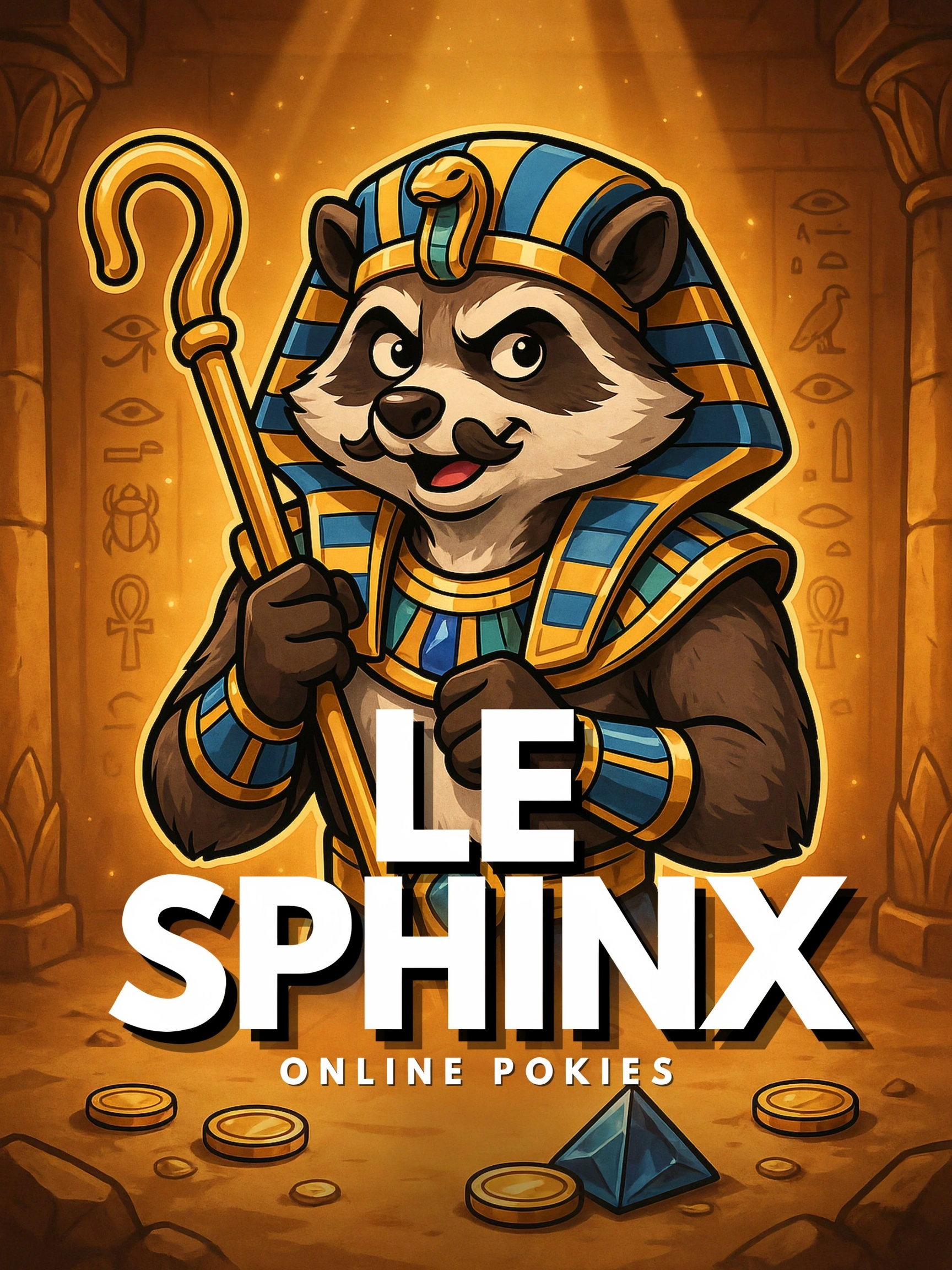 Le Pharaoh pokie loading screen
